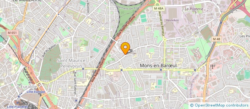 localisation de l'entreprise MASHUT à MONS-EN-BARŒUL