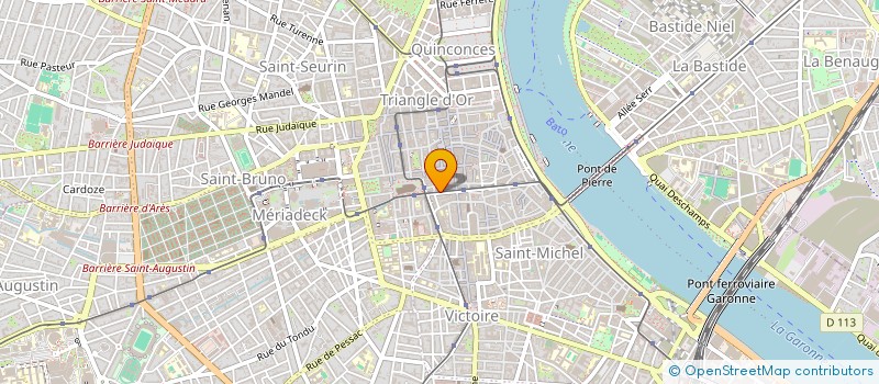 localisation de l'entreprise MASI IMMOBILIER  BORDEAUX