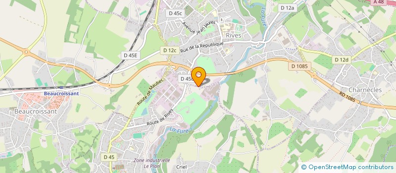 localisation de l'entreprise MASI TRACTION à RIVES