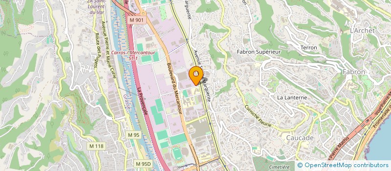 localisation de l'entreprise MASICE  NICE