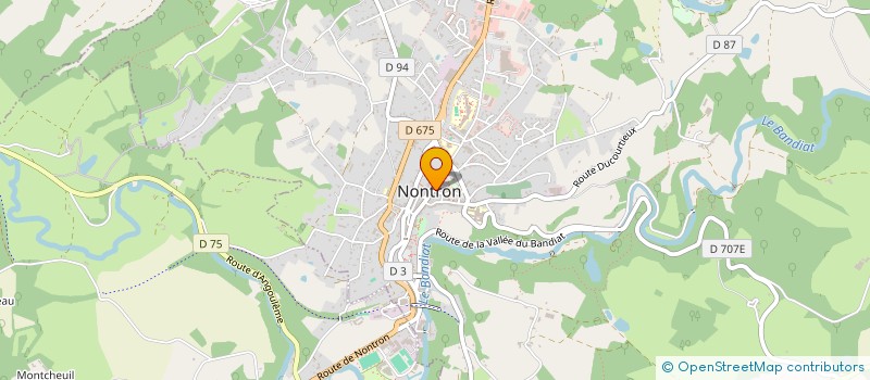 localisation de l'entreprise MASIJU PRESSE  NONTRON