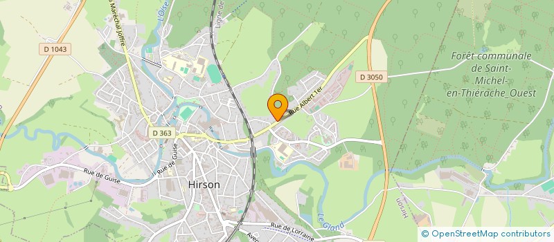 localisation de l'entreprise MASILA à HIRSON