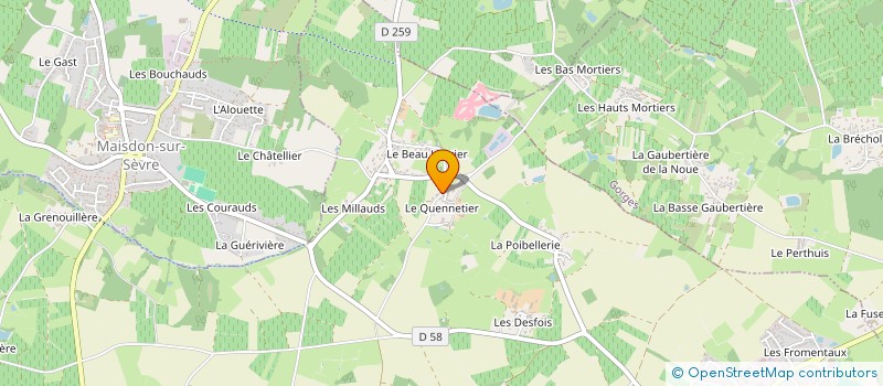 localisation de l'entreprise MASILY  SAINT-LUMINE-DE-CLISSON