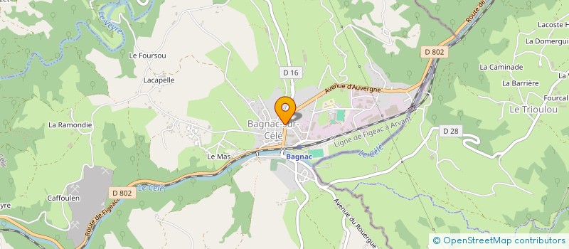 localisation de l'entreprise MASIMA  BAGNAC-SUR-CELE