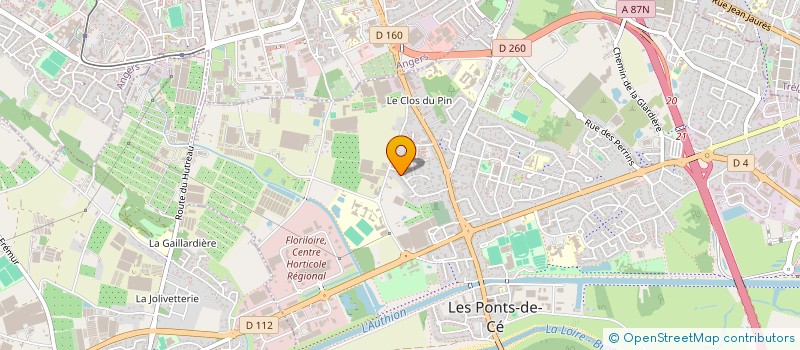 localisation de l'entreprise MASINA-SCI à LES PONTS-DE-CE