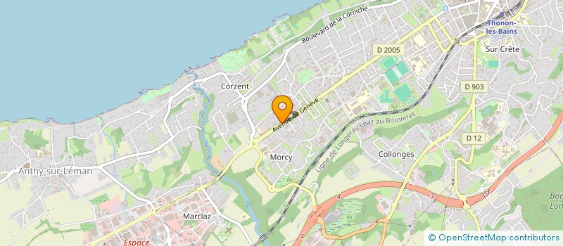 localisation de l'entreprise MASITECH à THONON-LES-BAINS