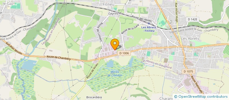 localisation de l'entreprise MASK  LES ABRETS-EN-DAUPHINE