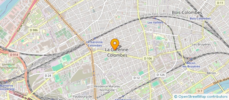 localisation de l'entreprise MASK COLLECTIVE à LA GARENNE COLOMBES