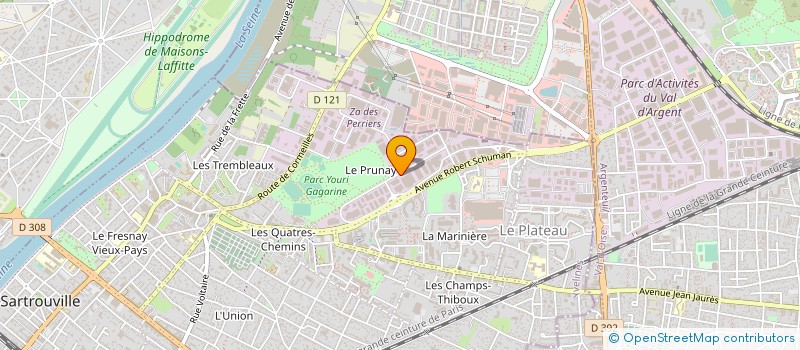 localisation de l'entreprise MASK PLASTIQUE à SARTROUVILLE