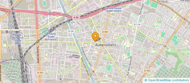 localisation de l'entreprise MASKAN à AUBERVILLIERS