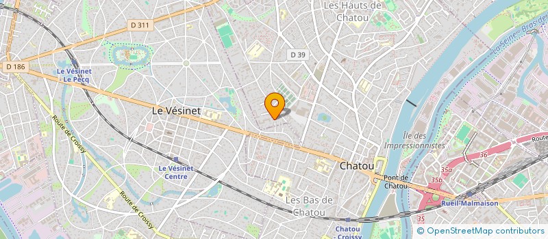 localisation de l'entreprise MASL  CHATOU