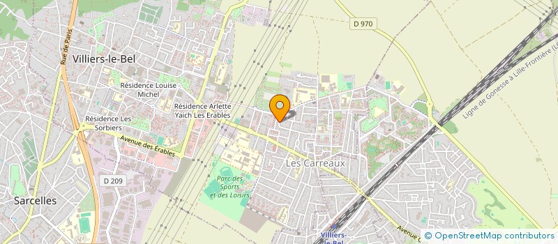 localisation de l'entreprise MASLAK  VILLIERS-LE-BEL