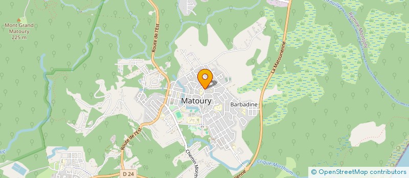 localisation de l'entreprise MASLET 3 E  MATOURY