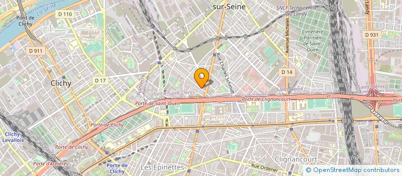 localisation de l'entreprise MASLIAH TAXIS à SAINT-OUEN-SUR-SEINE
