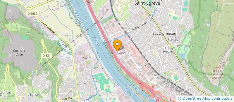 localisation de l'entreprise MASM à SAINT-EGREVE