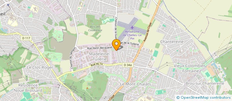 localisation de l'entreprise MASM  CHELLES