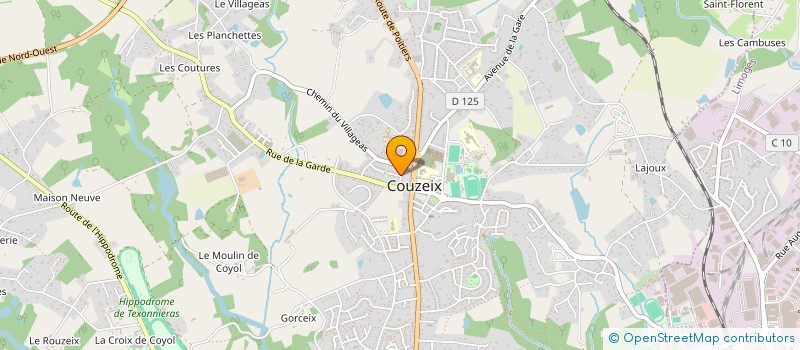 localisation de l'entreprise MASMATHO à COUZEIX