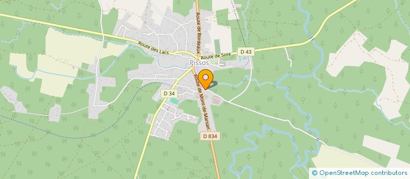 localisation de l'entreprise MASMONTET  PISSOS