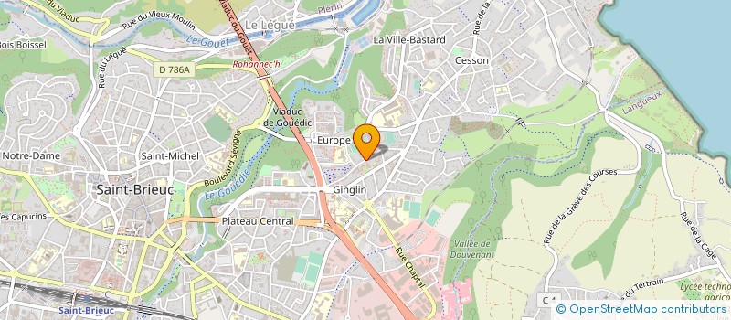 localisation de l'entreprise MASNAT PARRAINAGE SCOLAIRE COTES D4ARMOR TCHIROZERINE à SAINT-BRIEUC