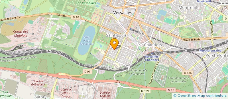 localisation de l'entreprise MASNOU à VERSAILLES