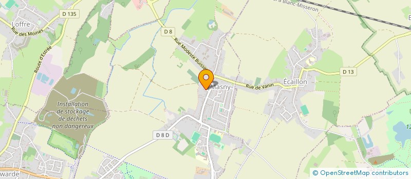 localisation de l'entreprise MASNY AU FIL DU TEMPS  MASNY