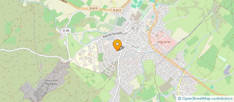 localisation de l'entreprise MASO-DUSSOL  THUIR