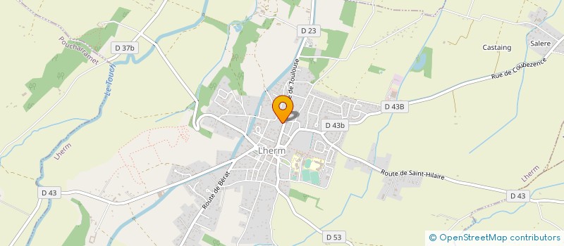 localisation de l'entreprise MASOCE à LHERM