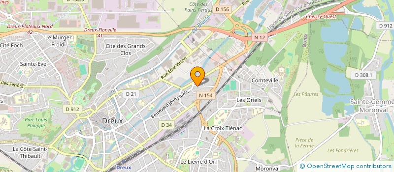 localisation de l'entreprise MASONA à DREUX