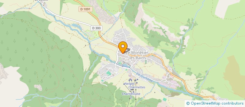 localisation de l'entreprise MASONI à LE MONETIER-LES-BAINS