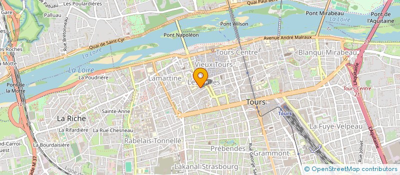 localisation de l'entreprise MASONICA TOURS à TOURS