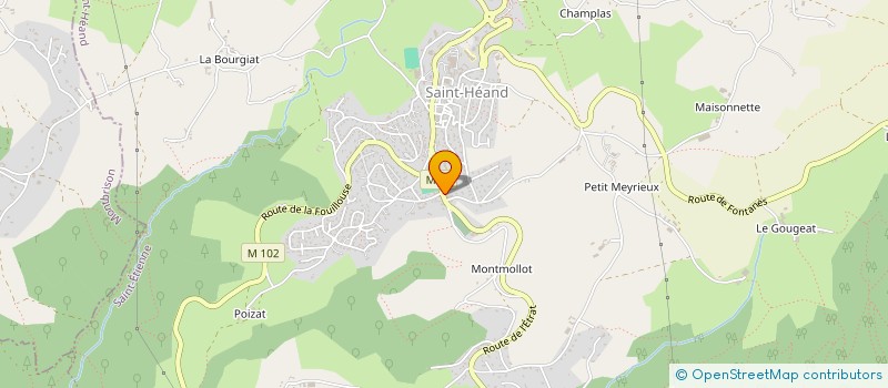 localisation de l'entreprise MASPAN  SAINT-HEAND