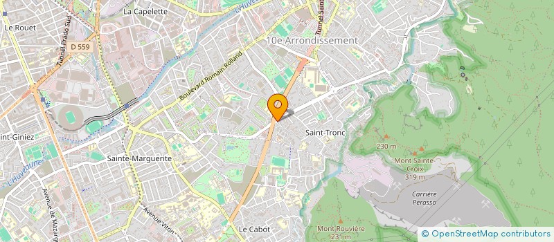 localisation de l'entreprise MASPERAT ESTHETIQUE à MARSEILLE