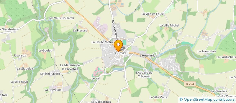 localisation de l'entreprise MASQUE EN MOUVEMENT à CORSEUL