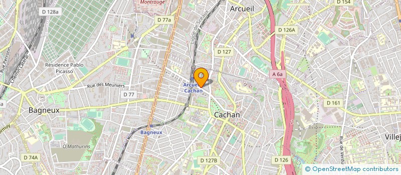 localisation de l'entreprise MASQUE ET GRAPIOLES  CACHAN