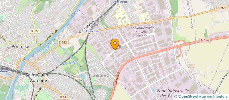 localisation de l'entreprise MASQUE GEL PROTECTION  SAINT-OUEN-L'AUMONE