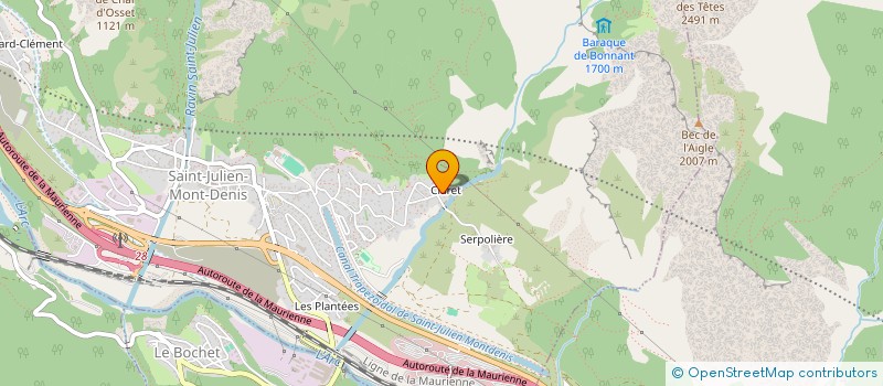 localisation de l'entreprise MASQUES VENISE MAURIENNE (MVM)  SAINT-JULIEN-MONT-DENIS