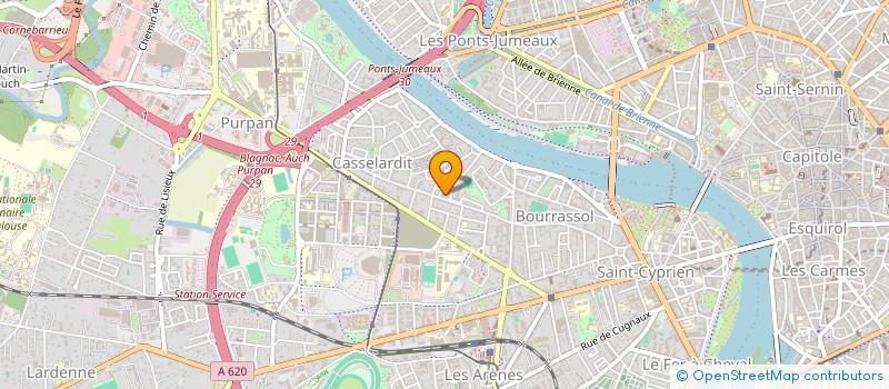 localisation de l'entreprise MASQUIN MARTY à TOULOUSE