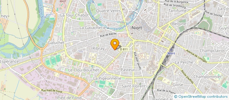 localisation de l'entreprise MASRALINE à NIORT