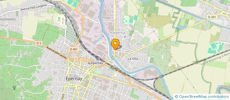 localisation de l'entreprise MASRI  MAGENTA