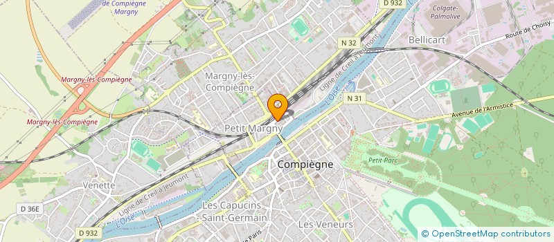 localisation de l'entreprise MASROUR ET COMPAGNIE  COMPIEGNE