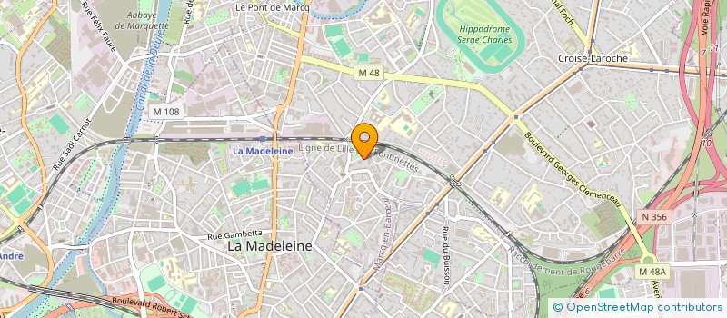 localisation de l'entreprise MASS à MARCQ-EN-BARŒUL