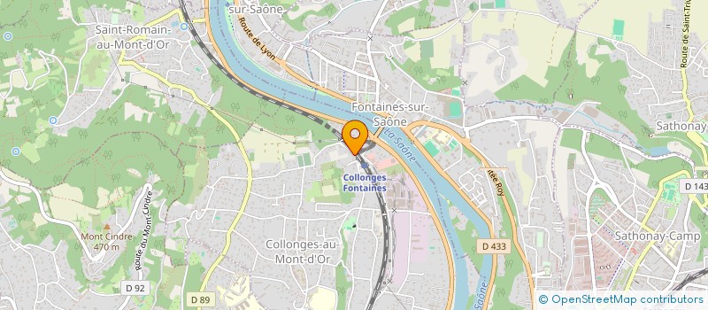 localisation de l'entreprise MASS  COLLONGES-AU-MONT-D'OR