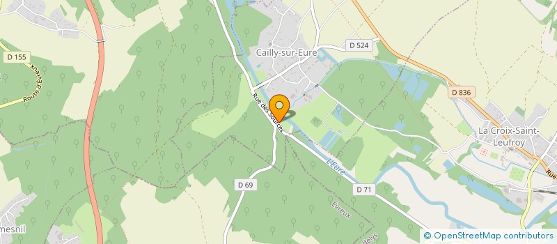 localisation de l'entreprise MASS  CAILLY-SUR-EURE