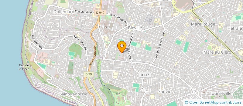 localisation de l'entreprise MASS AMBULAN  LE HAVRE