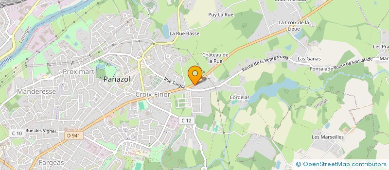 localisation de l'entreprise MASS AVENIR à PANAZOL
