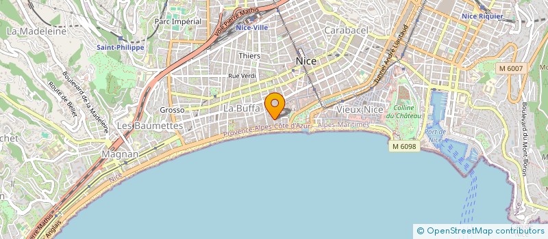 localisation de l'entreprise MASS'AZUR à NICE