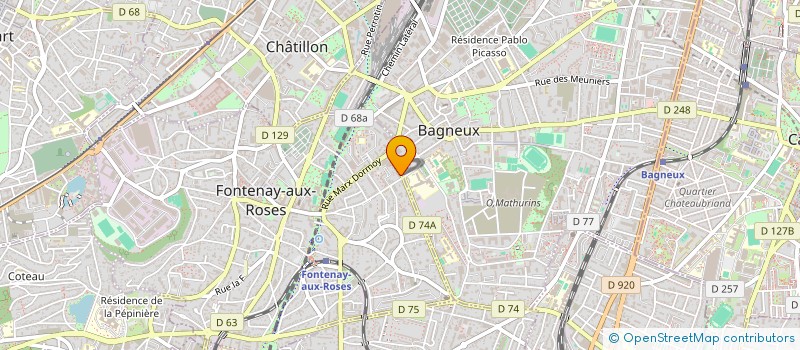 localisation de l'entreprise MASS CAR à FONTENAY-AUX-ROSES