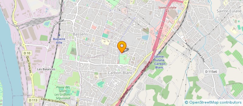 localisation de l'entreprise MASS ET MOI - ACT IN ZEN  CARBON-BLANC