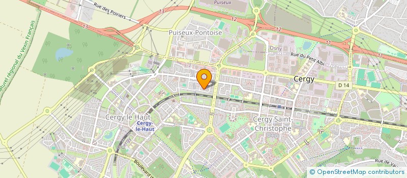 localisation de l'entreprise MASS'EVENTS  CERGY