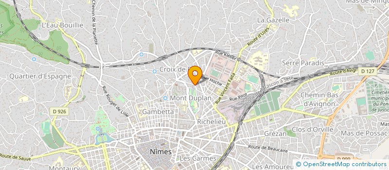 localisation de l'entreprise MASS IMMOBILIER à NIMES